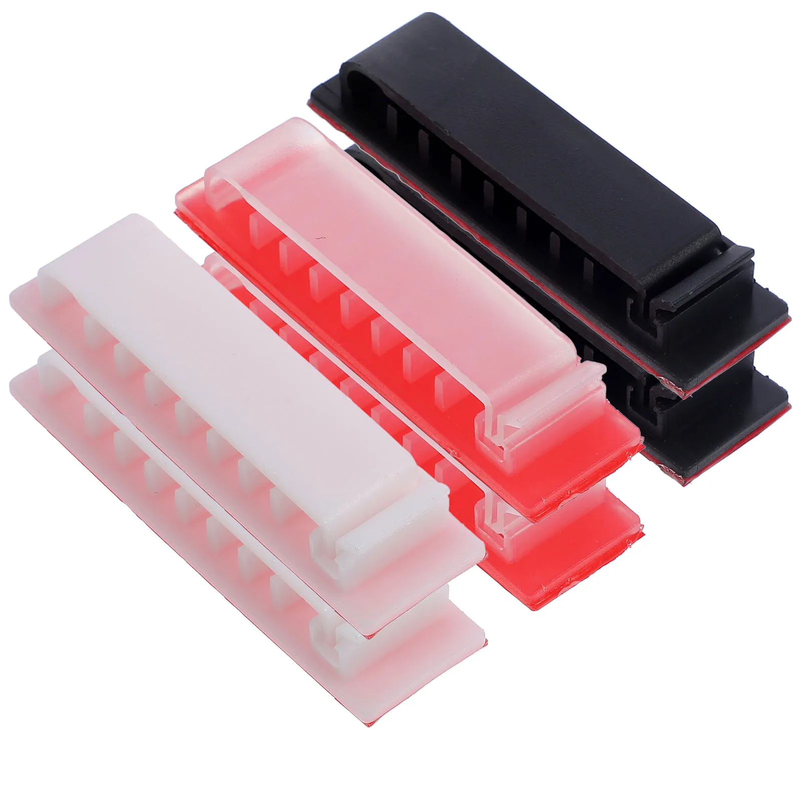 

6pcs Cable Management Clips Wall Wire Organizer Adhesive Holder Compatible USB Computer Power Cables Prevent Tangling