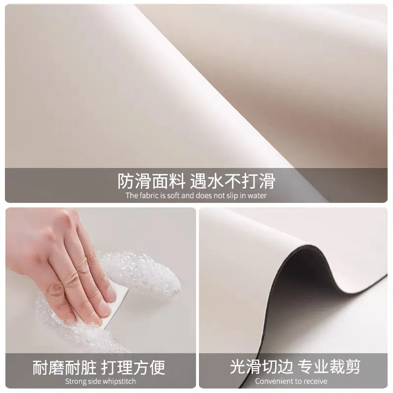 Cartoon Momonga Chiikawa Absorbent floor mat cute Rakko Shisa quick-drying mat Toilet door cushion foot Bathroom anti-slip mat view 5