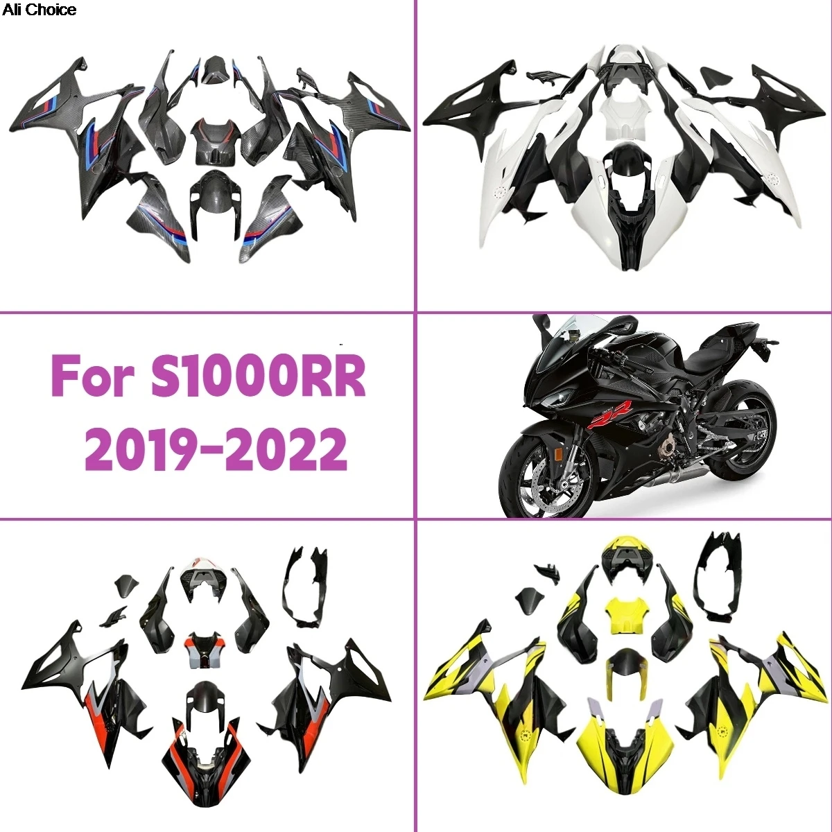 Cool Fairing Kit 2019-2022 S1000RR Full Motorcycle Fairings ABS Plastic Suit for 19-22 BMW S 1000RR