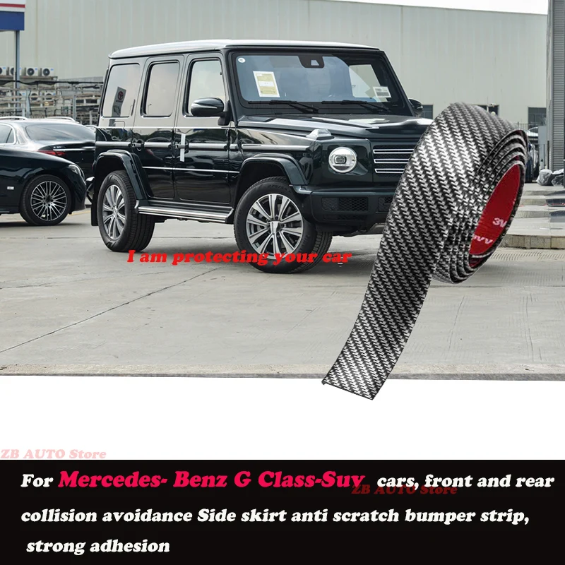 

Front and rear lip side skirts, anti-collision and scratch resistant bumper strips, suitable For Mercedes Benz G Class Suv