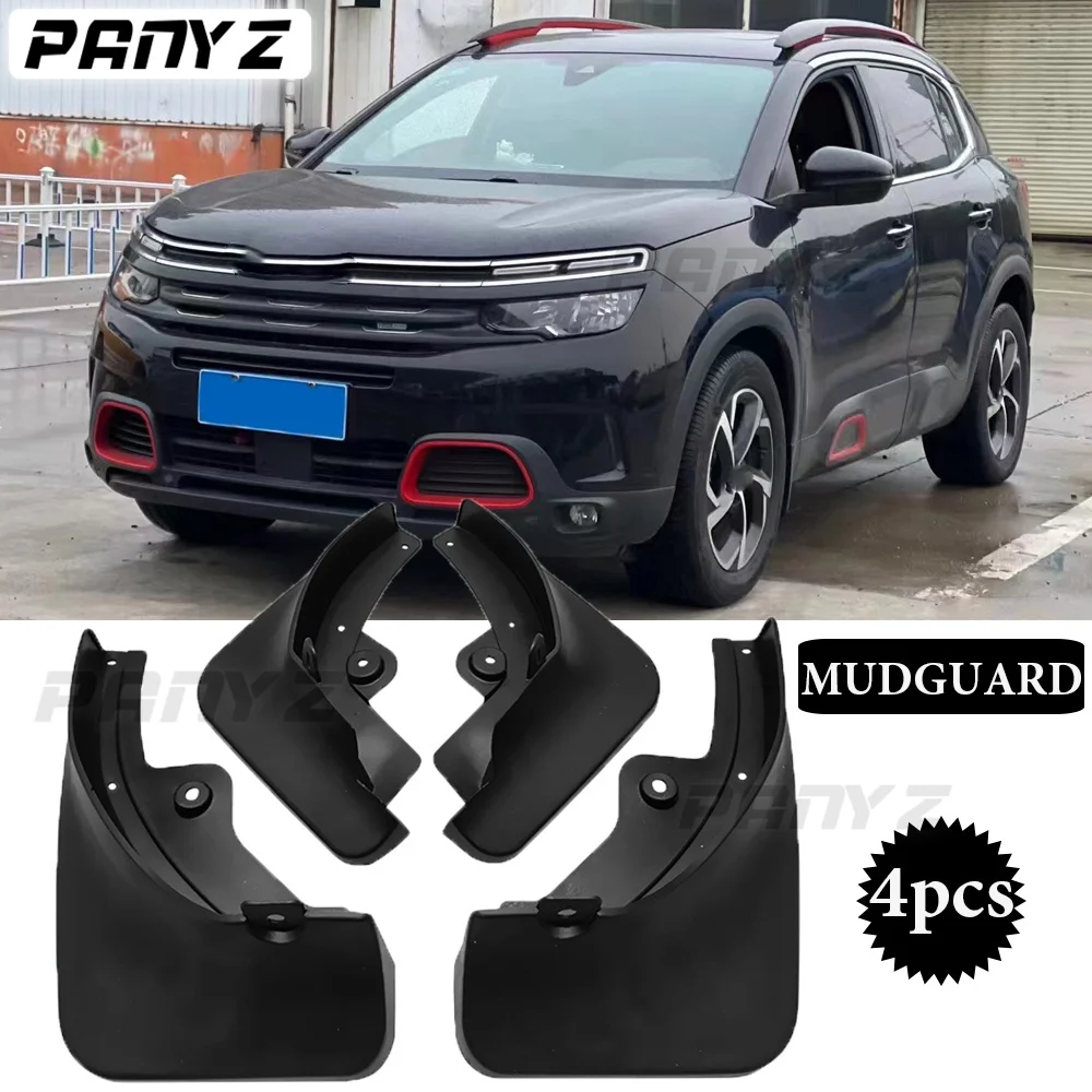 4X New Front Rear Mud Flaps For Citroen C5 Aircross 2017 2018 2019 2020 Mudflaps Splash Guards Flap Mudguards