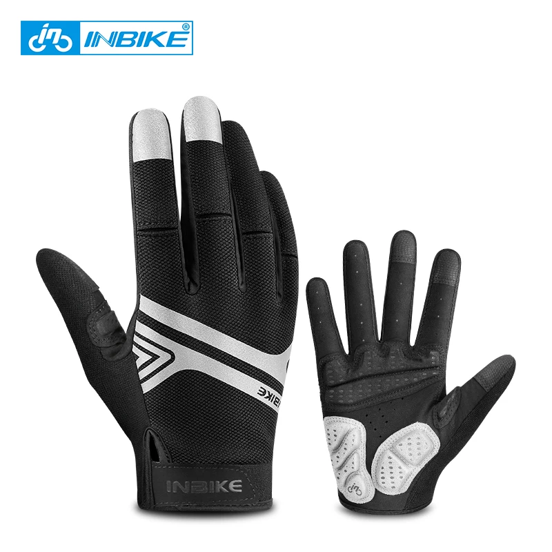 قفازات NBIKE لجميع الأصابع تعمل باللمس، حماية سميكة، ممتصة للعرق، قابلة للتنفس، غير قابلة للانزلاق، ملحقات الدراجة على الطرق الجبلية