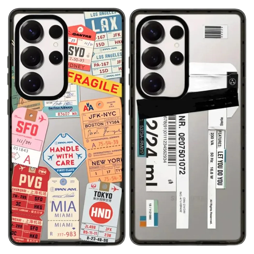 

512170 Acrylic Magnetic Case: Compatible with Samsung Galaxy S23 U S24U S25 Ultra S25+ Plus Shell