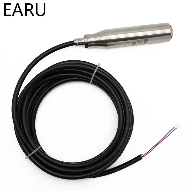 4-20MA Output Integral Level Transmitter Liquid Oil Water Level Sensor Probe Detect Controller Float Switch 1-10m RS485 for Pump