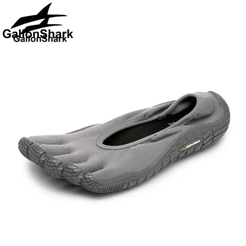 Minimalistische Fünf-Finger-Ballettschuhe für Damen, gestrickter Barfußstil für Yoga-, Tanz- und Indoor-Fitness-Sessions