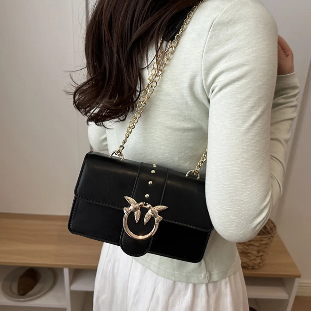 Yanzi 2026 New Korean-style Chain Shoulder Bag - Fashionable And Versatile Small Square Bag