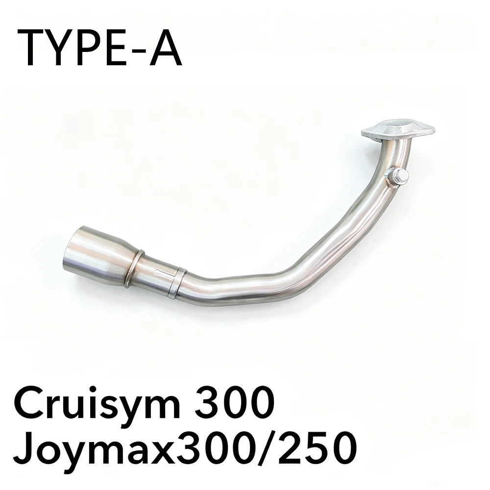 Good Quality Motorccyle Exhaust Escape Scooter Front Link Pipe 51mm For SYM CRUISYM 300i ABS 2018 Joymax Z250 Z300 2019 - 2022