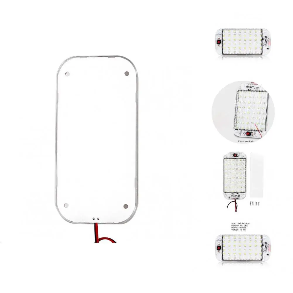 1 Set Practical Multi-purpose with Switch 12V to 85V LED Car Reading Light for Camper Cabin Lamps Car Interior Lamp