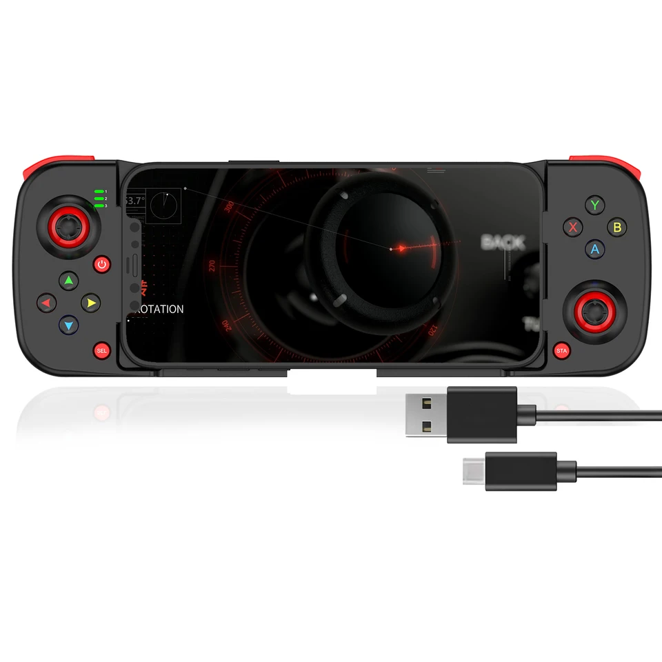 Wireless Retractable Gamepad Universal Mobile Gaming Controller
