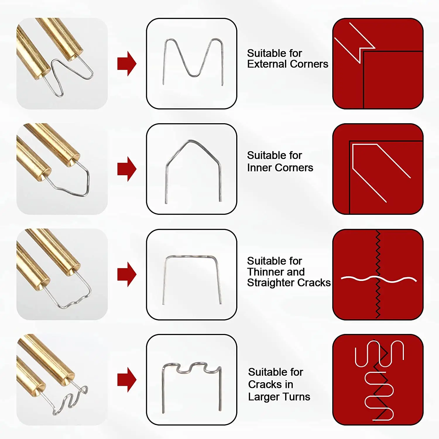 Pistola termica del saldatore della saldatrice di plastica calda 70W per gli strumenti di riparazione della crepa del paraurti dell\'automobile