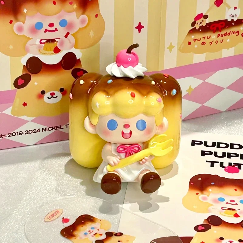 Original TUTU Bunny Pudding Puppet Figure Doll Tutu Sweets Girl Creme Brulee Color Collection Designer Toys Art Decoration