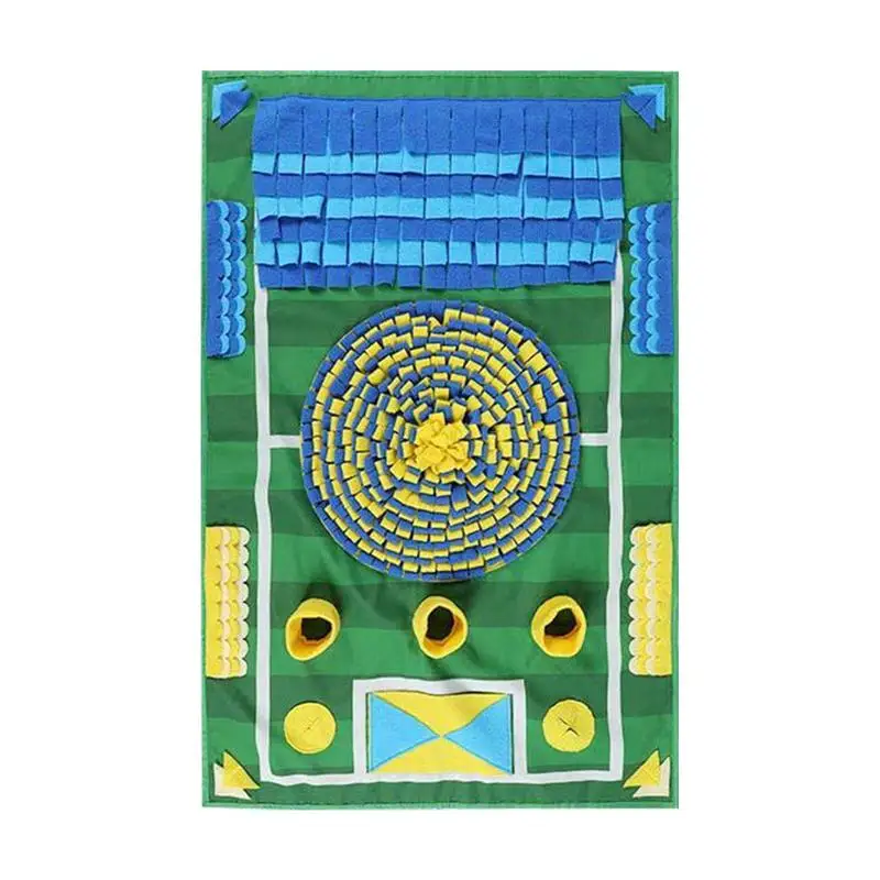 

Dog Feeding Mats Football-Themed Pet Feeding Mat Dog Puzzle Toys Enrichment Snuffle Activity Mat Interactive Play Encourages