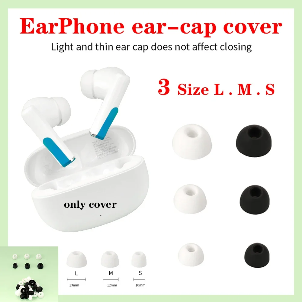 Bluetooth Earphone Ear Cap Cover for EDIFIER Lolli Pro 3 TWS Hearphone Dustproof Earcap Silicone Earplug Dustproof Cover