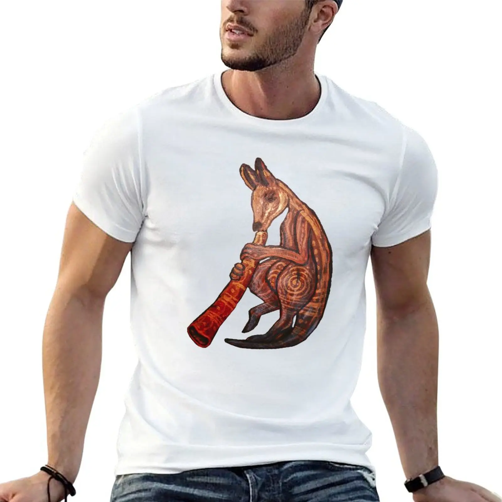 

Didgeridoo Kangaroo T-Shirt graphic t shirts for man t shirts designer T-Shirt