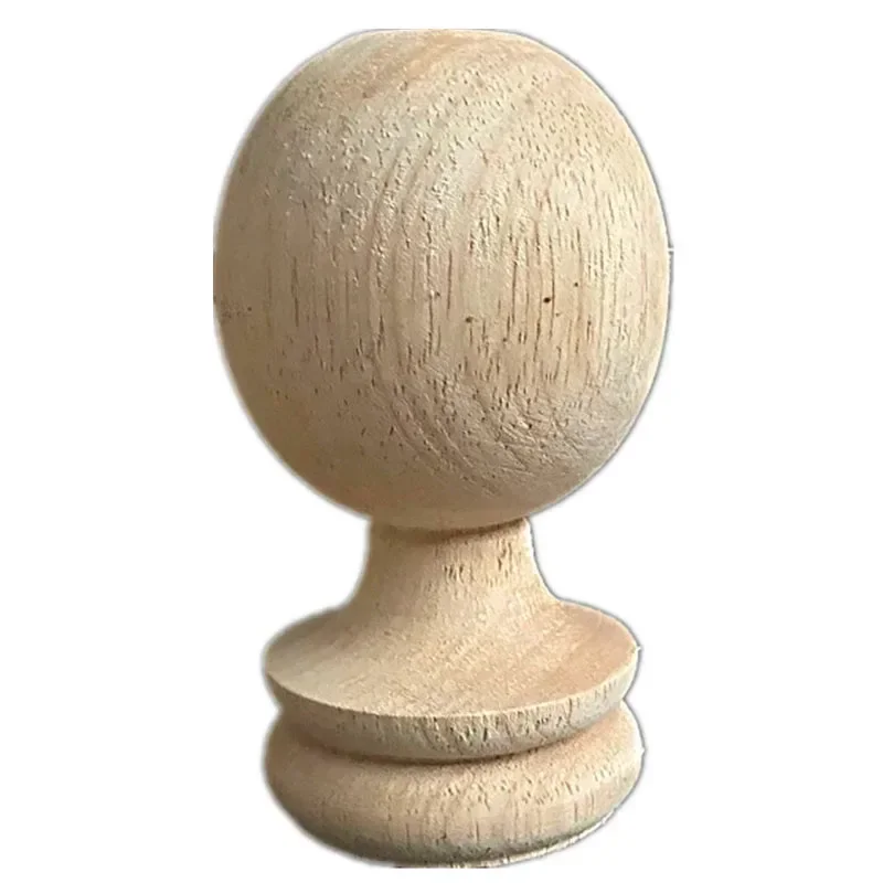 13cm Supply Beech Covered Bridge Column Solid Wood Lathe Fence Small Beads Ingot Small Gourd Table Furniture Legs