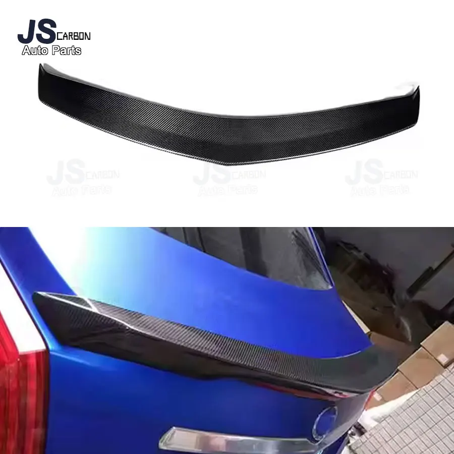 For Cadillac CTS 2014-2016 Carbon Fiber Car Trunk Lid Tailgate Spoiler Car Tailgate Fascia Car Accessories Body Kits