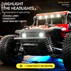 1:20 4WD RCカー 50KM/H LED付き プロ仕様 オフロード レーシング ブラシレスモーター ラジコンカー 高速ドリフト モンスタートラック 5