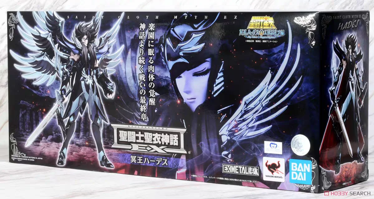 In Stock Original Bandai Saint Seiya Cloth Myth EX 2.0 Hades PVC Anime Action Figure Model Toys Collectible Ornaments Doll Gifts