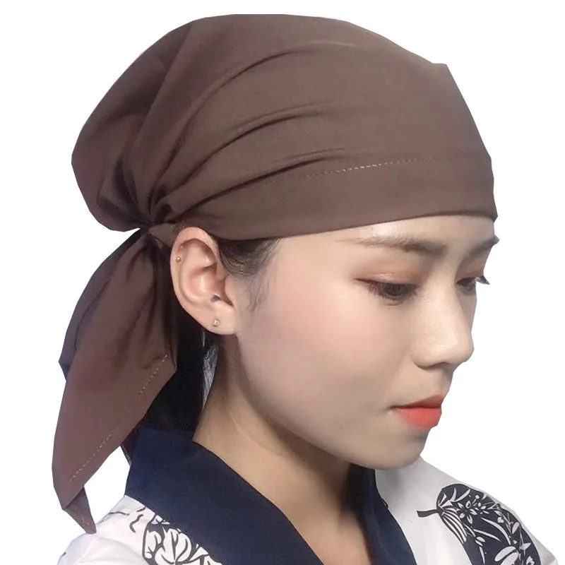 أزياء بسيطة قبعة الطبخ الشيف النادل قبعة الكورية أغطية الرأس متجر السوشي مطعم عامل الملحقات