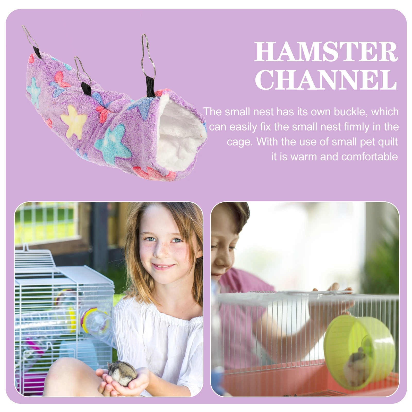 

Hamster Hammock Cotton Nest Wear Resistant Breathable Ferret Guinea Pig Rat Chinchilla Cage Accessories Comfortable Bed