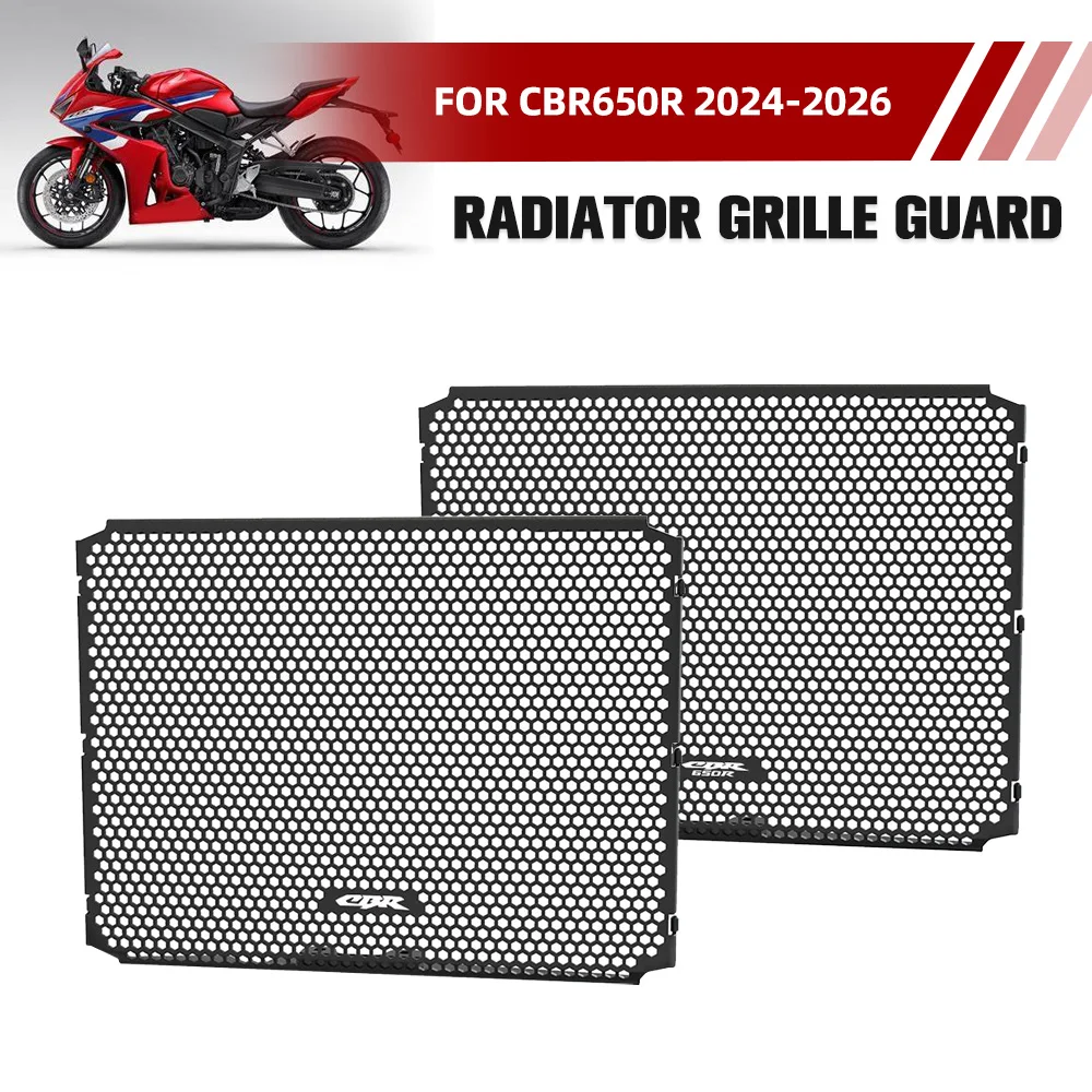 

For Honda CBR650R CBR 650R 2024-2025-2026 Aluminium Radiator Grille Guard Oil Cooler Cover Protection Motorcycle Accessories