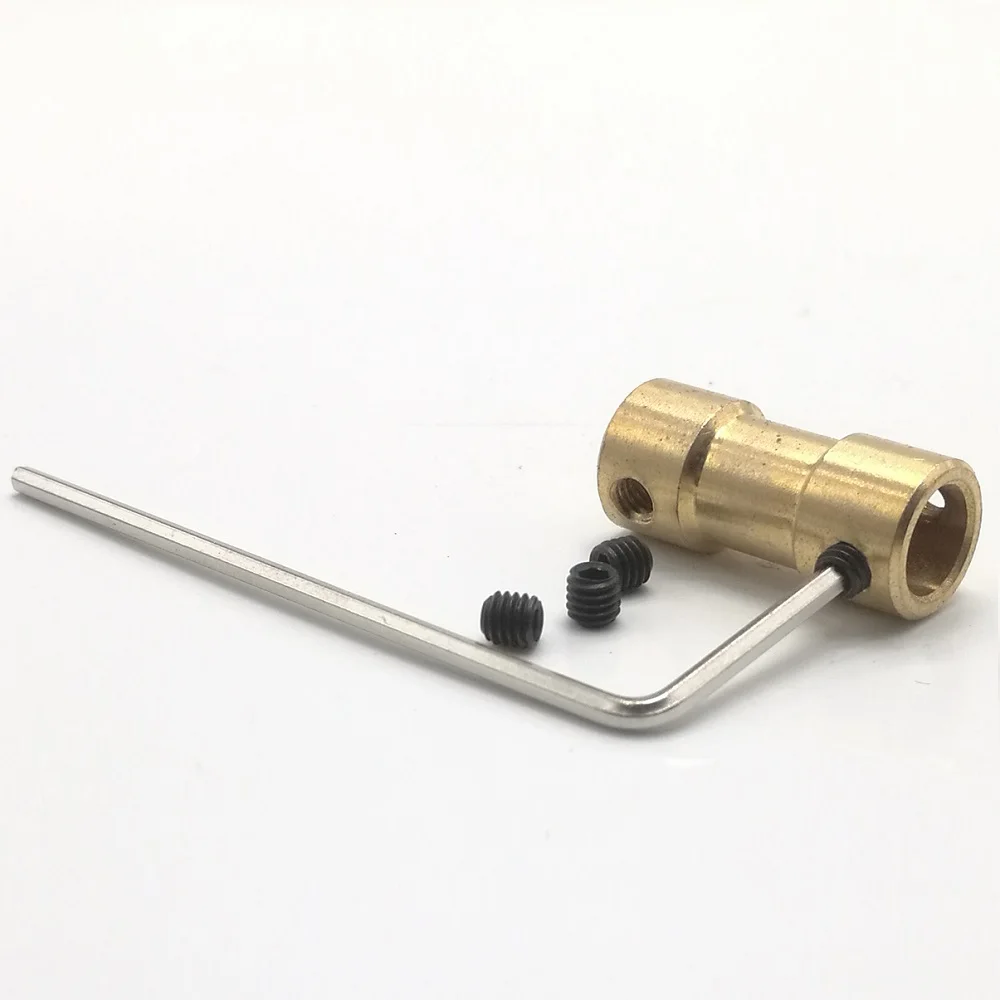 1 قطعة 2 مللي متر/2.3 مللي متر/3 مللي متر/3.17 مللي متر/4 مللي متر/5 مللي متر/6 مللي متر النحاس مرنة عمود المحرك اقتران مقرنة نقل المحرك موصل