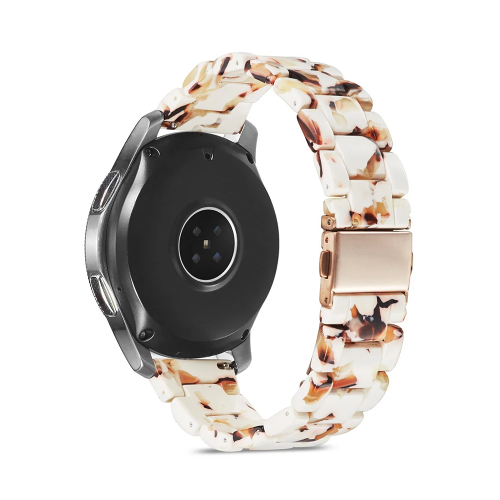 20mm 22mm Resin Watch Band for Samsung Galaxy Watch 3/4/5/Active 2/Gear S3 Bracelet Wristband for Huawei Watch 3/GT2/Amazfit GTR
