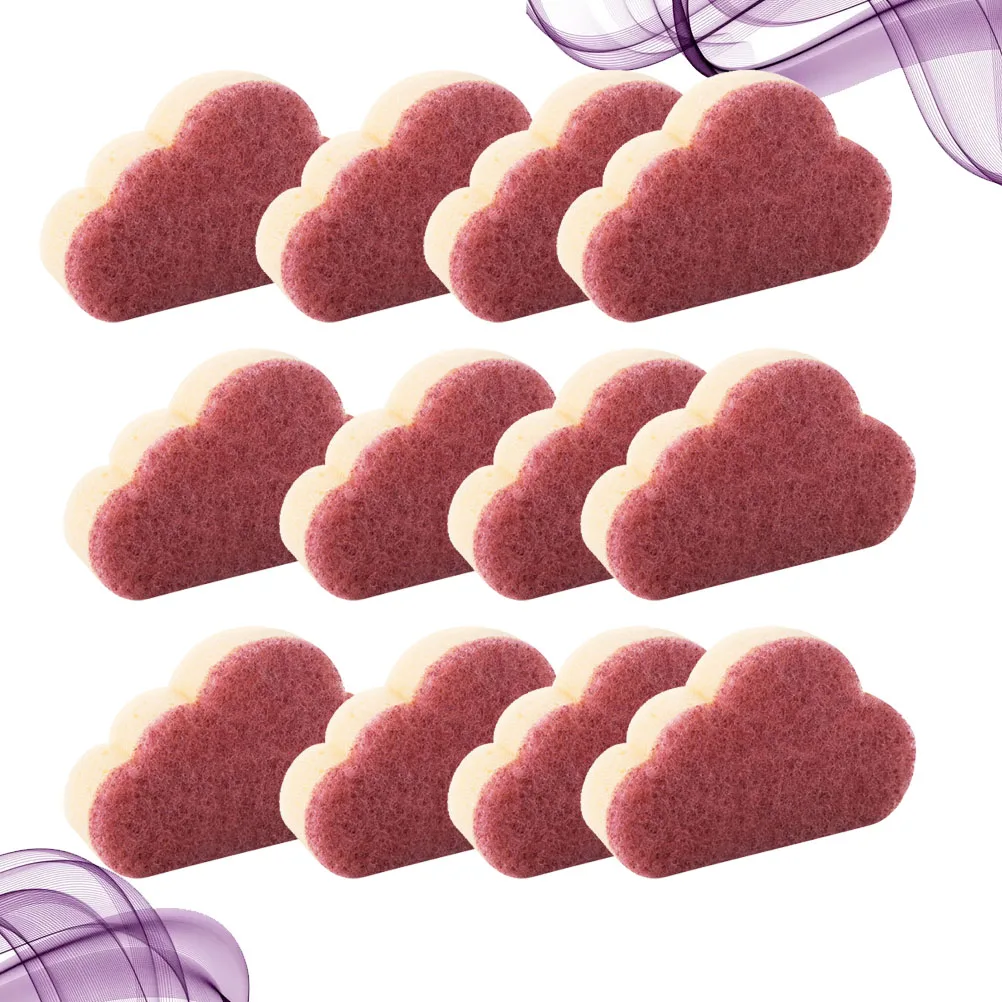 

12pcs Kitchen Cleaning Sponges Durable Red Cup Dish Countertops Pans Non Stick Surfaces Water Tank Practical Home