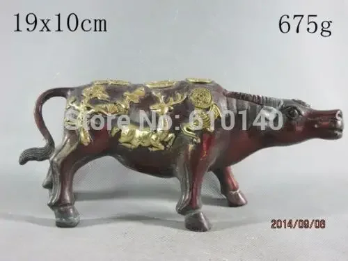 

Bronze China classical animal Statue Ox Sculpture