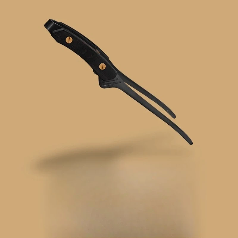 

Stainless steel camping barbecue food clip, kitchen barbecue, fried steak, heat-resistant food clip