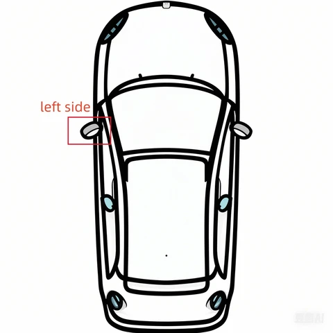 Линза для слепых зон для Mazda CX-5 2013 2014, стекло зеркала заднего вида с подогревом, автомобильные аксессуары KE40-69-1G1B KD33-69-1G1C