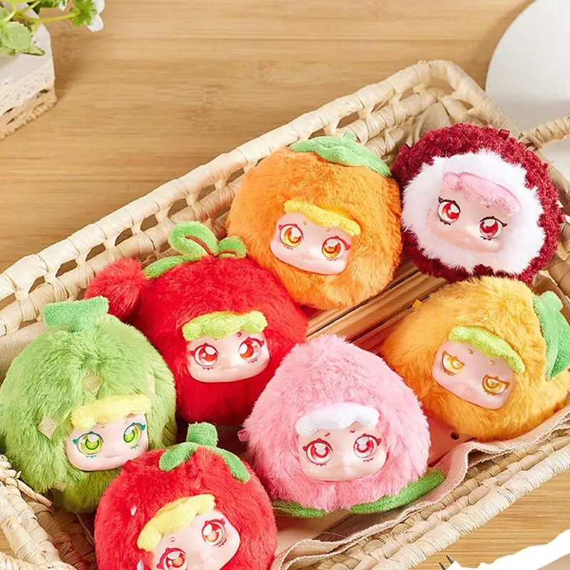 

Kimmon Blind Box Toys Kawaii Anime Action Cartoon Fruit Figure Plush Toy Dolls Plushie Cartoon Stuffed Toys Doll Cute Ornament