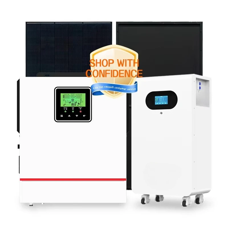 Lusen 20KW Home Use Hybrid Grid Solar Energy System MPPT Controller Monocrystalline Silicon Panels Lithium Ion Battery 220/230V