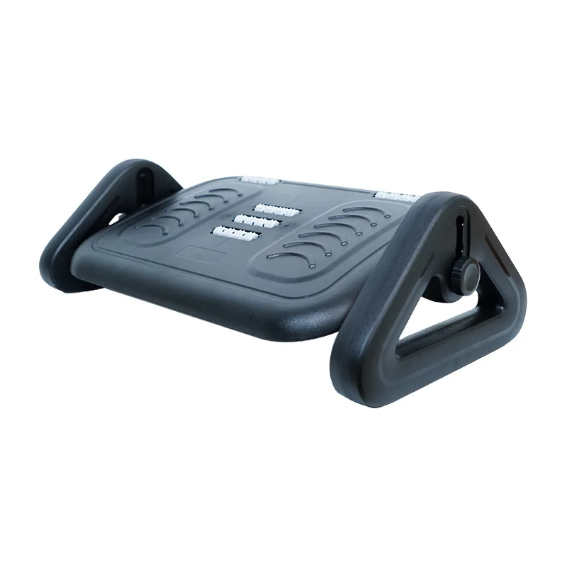 Foot pedal adjustable massage footstool Under table footrest pedal footstool Office anti-cross Erlang leg footstool