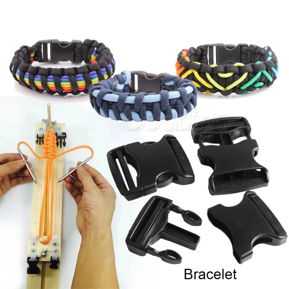 20mm 25mm 32mm 42mm 50mm Plastic Hardware Dual Adjustable Side Release Buckles Clip Fastener Belt Backpack Strap Accessories