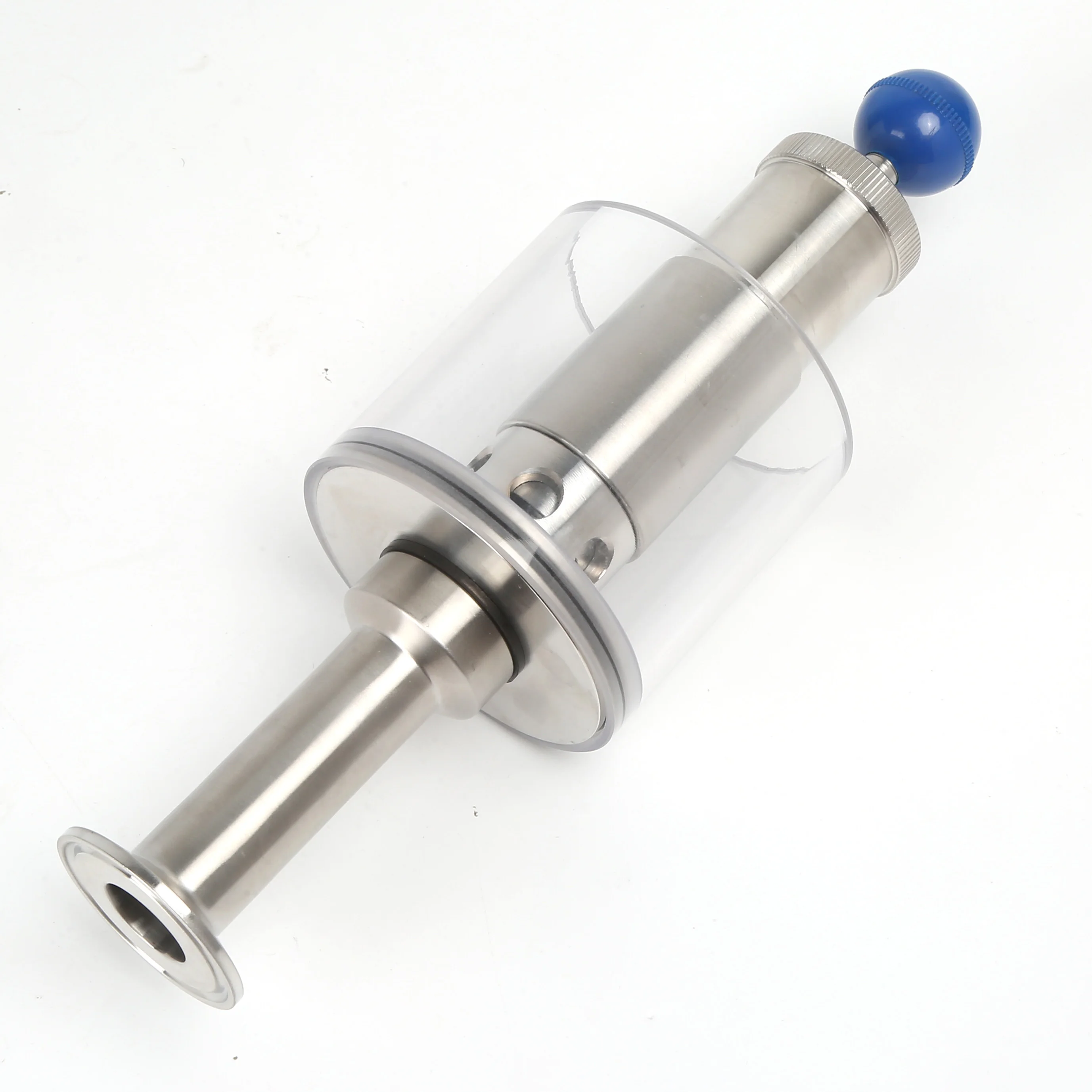 

Air Pressure Relief Valve Sanitary SS304 Stainless Steel High Quality Bunging Adjustable Pressure K50.5X11/2" Spot Goods Valves