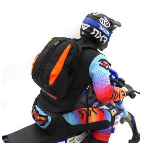 Sac de rangement de simulation pour LOSI 1/4 PromPain MX, sac à dos, sac à bagages, décoration de sac à main, pièces de mise à niveau de moto, accessoires