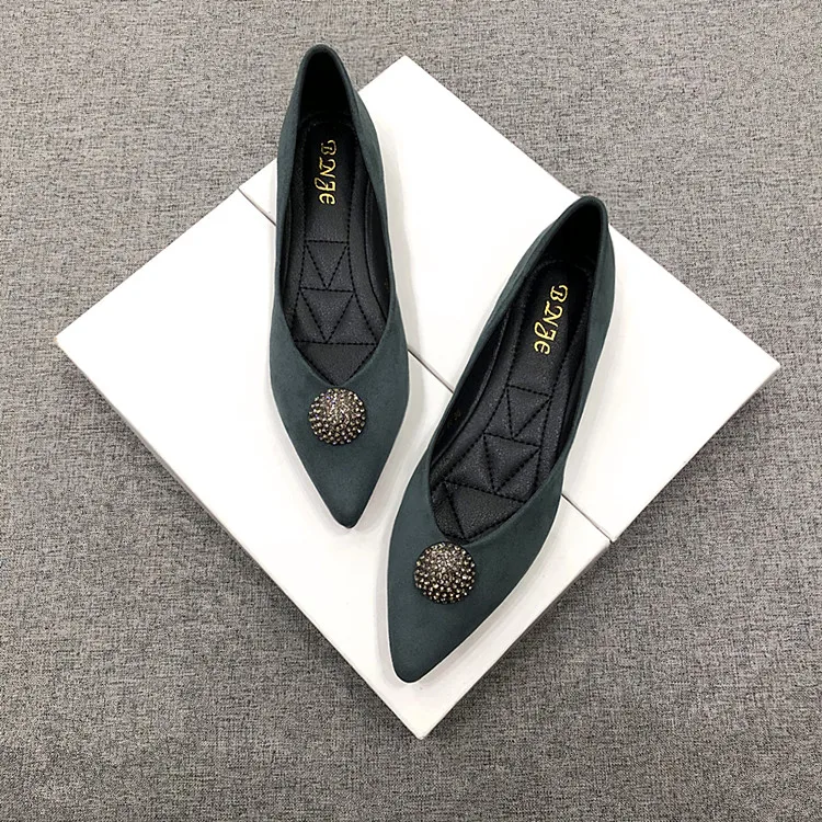 Flat Shoes for Women Slip on Moccasins Comfortable Lady Flats Spring Summer Black Blue Gray Casual Shoes 31-46 Small Size 33 34