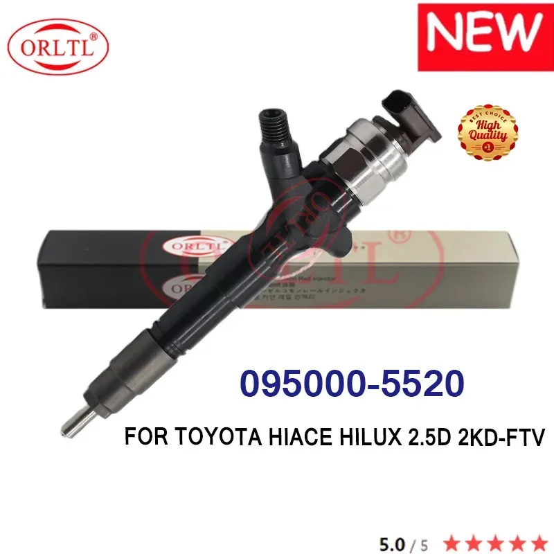 

Diesel Injector 095000-5520 0950005520 095000 5520 for FOR TOYOTA HIACE HILUX 2.5D 2KD-FTV 23670-39235 23670-39275