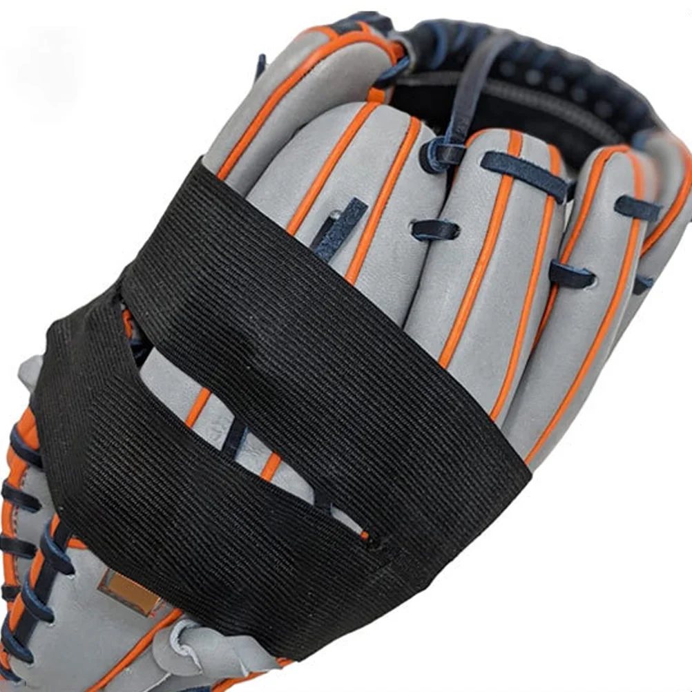 2 uds guantes de béisbol accesorios de correa receptor de pelotas de béisbol envolturas mitones guantes pequeños grandes de poliéster