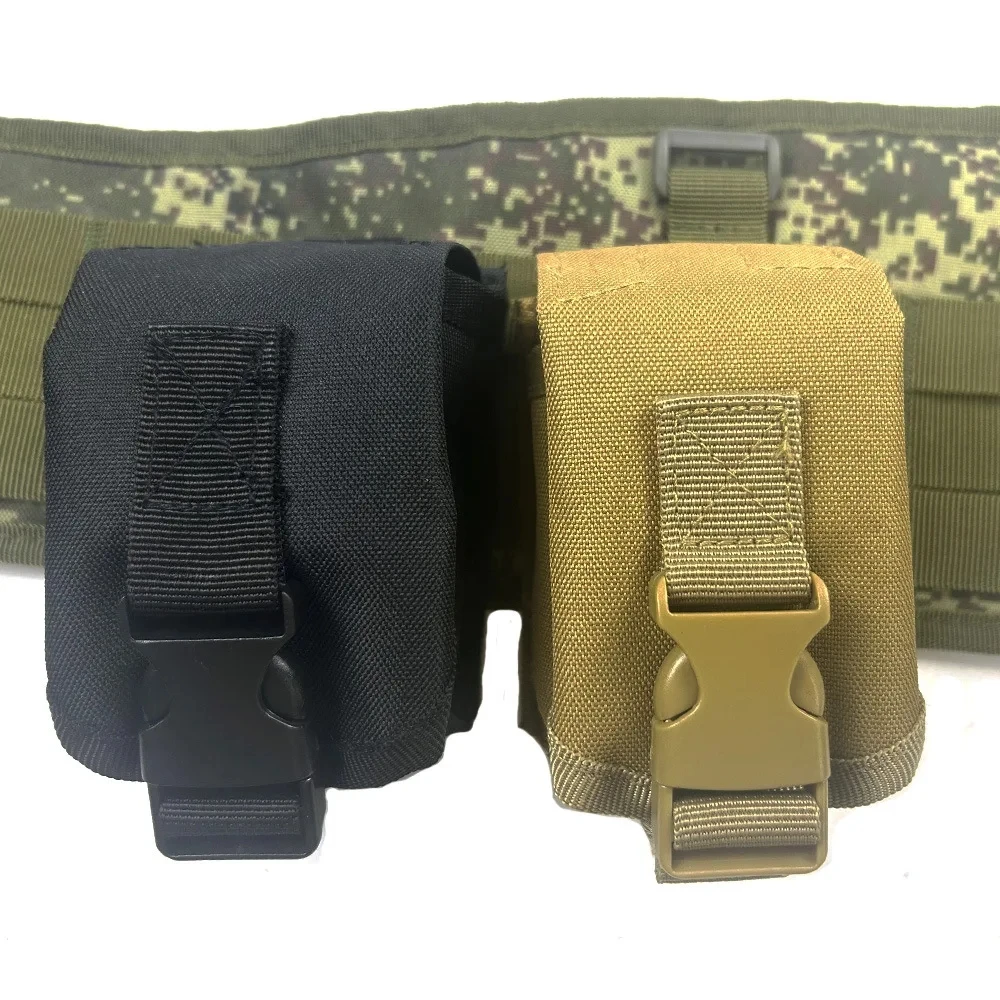 

Hunting Outdoor Molle Pouch Tactical Molle Grenade Bag Quick Release Tool Mini Mag Bag M67 LBT Single LBT for Shooting