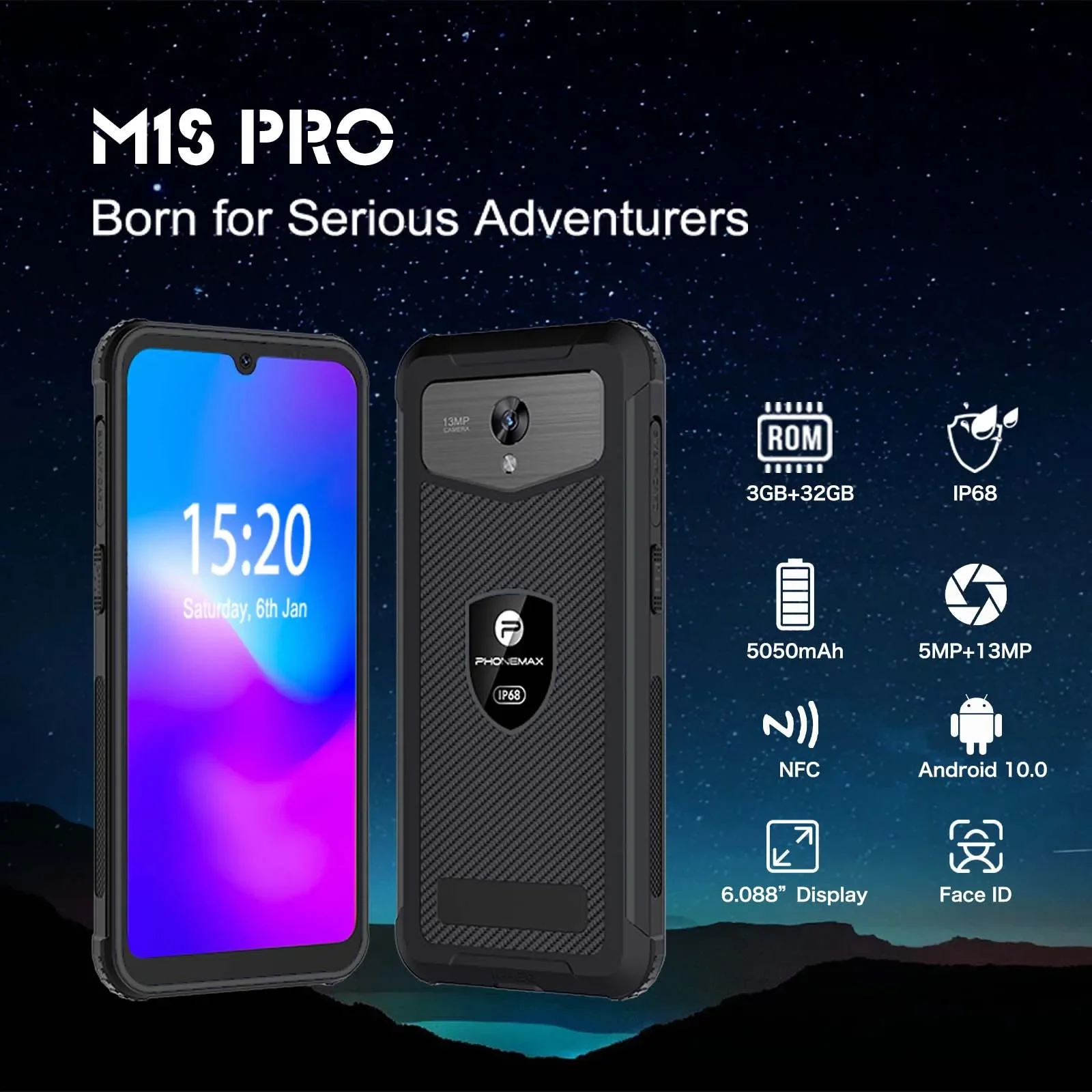 Original  M1s pro Global Unlock Cell Phone 3g 4g Smartphone 6.088