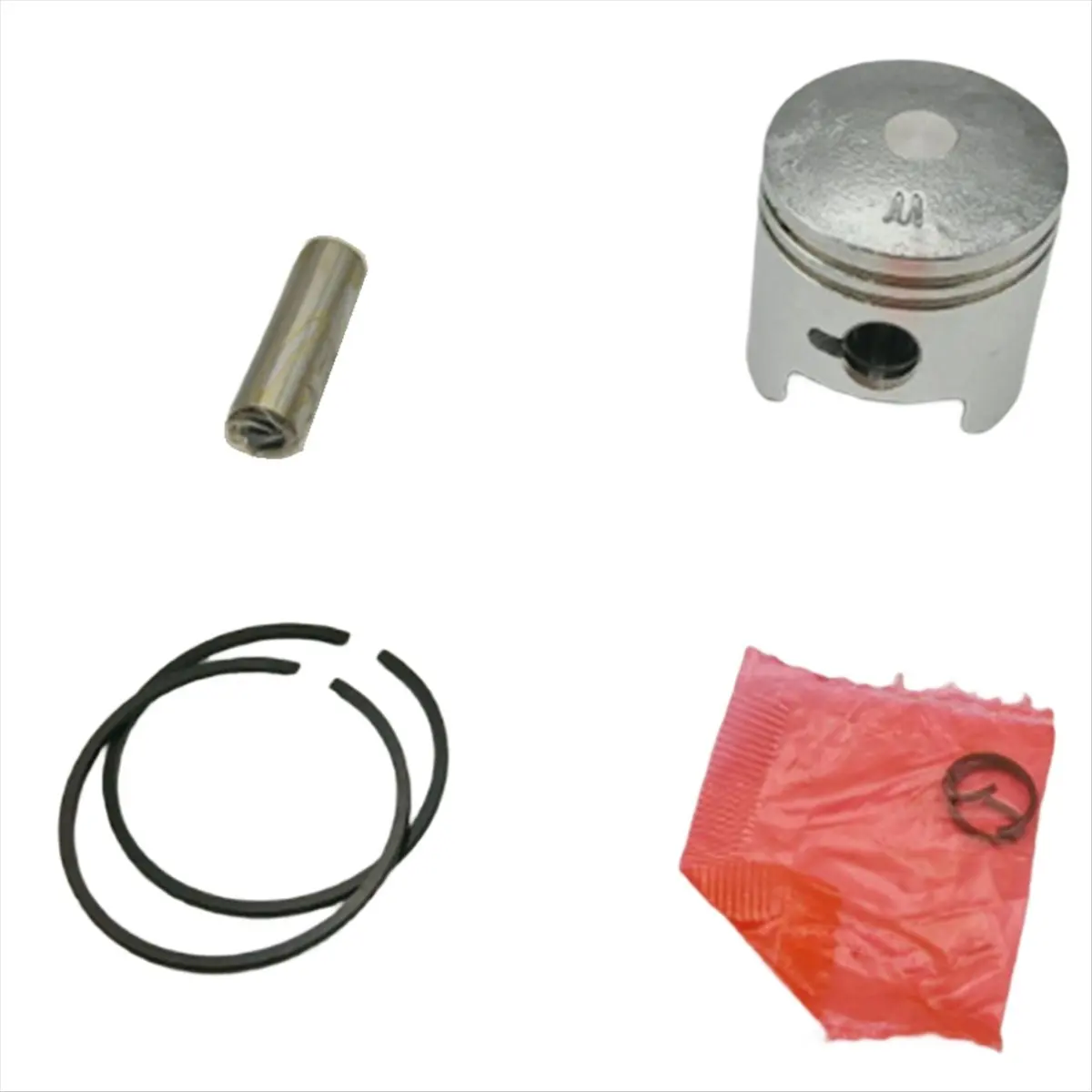 AA83 Two-Stroke 411 Lawn Mower Piston 40-6 Piston Set is Suitable for Robin 411 Lawn Mower Piston Assembly