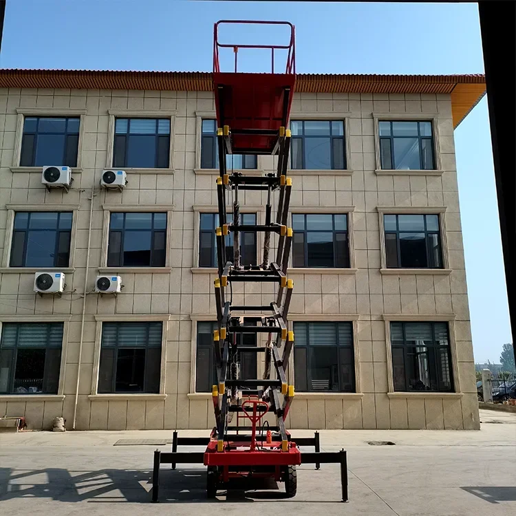 CE 4m 6m 8m 10m 12m 14m 16m 18m mini scissor lift table elevated small electric lift table Electric Scaffolding