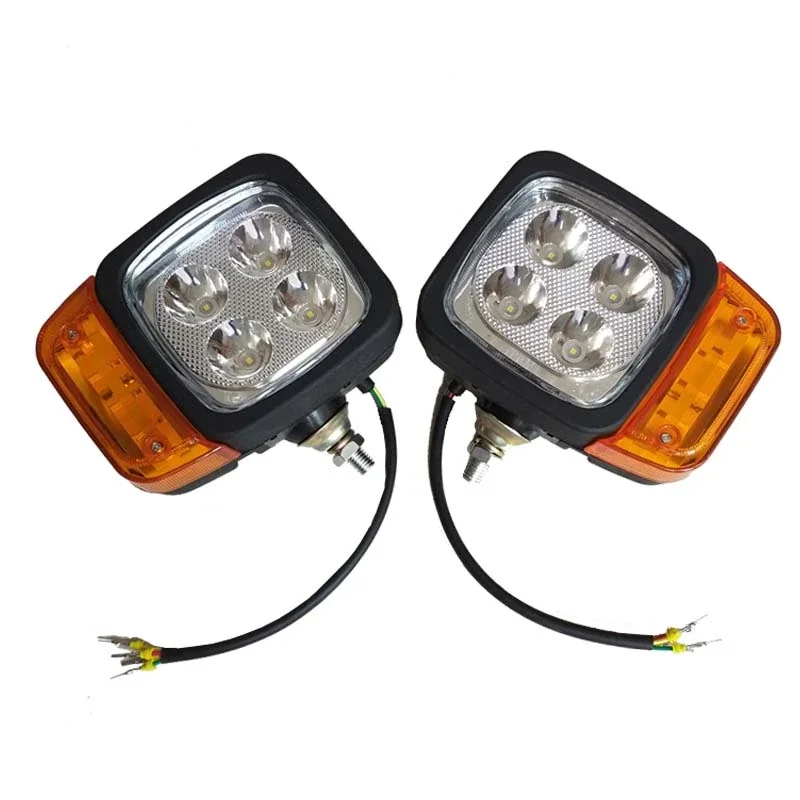 New YUANYUAN MOUNTAIN Wheel Excavator LED Combination Lamp Headlamp with Turn Signal Assembly Forklift Accessorie Super