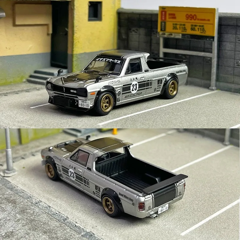 INNO 1:64 SUNNY HAKOTORA camioneta vehículo de Motor de aleación modelos fundidos a presión colección de juguetes de coches regalos de navidad para niños