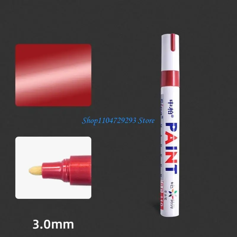 Y2GD 1pc Pennarello Preciso Pennarello a Vernice Impermeabile e Resistente allo Sbiadimento Punta Fine Penna Impermeabile