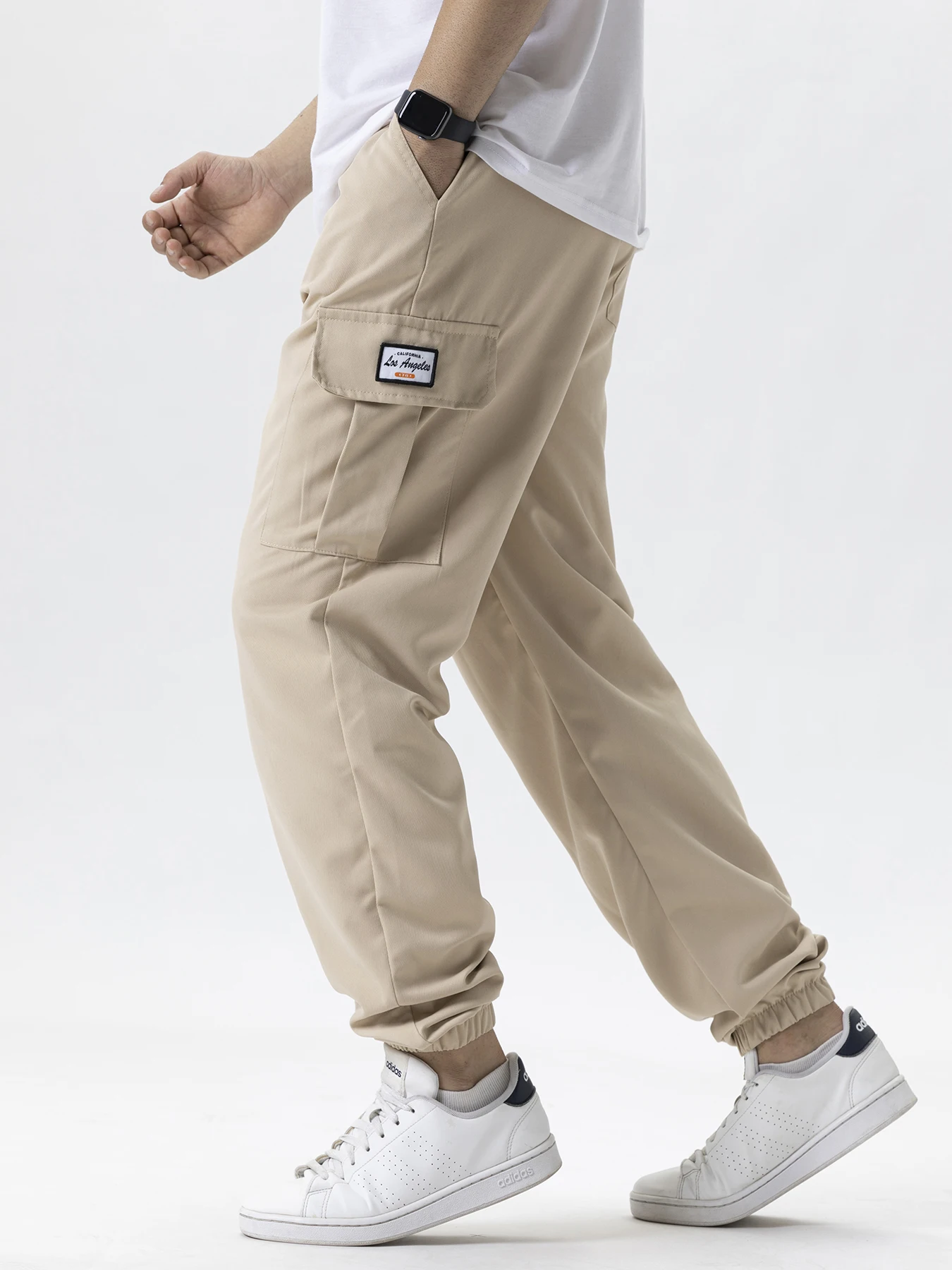 Herren-Cargohose, dünne Hose, Outdoor, lässig, tragbar, Laufen, Radfahren, Arbeitskleidung mit
