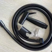Kit de Rociador de Bidé Portátil de Acero Inoxidable, Grifo de Bidé Manual para Baño, Rociador de Mano, Cabezal de Ducha Autolimpiante