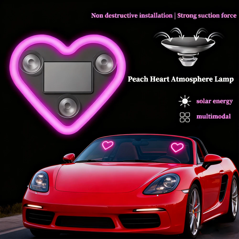 Car Window Heart Li…